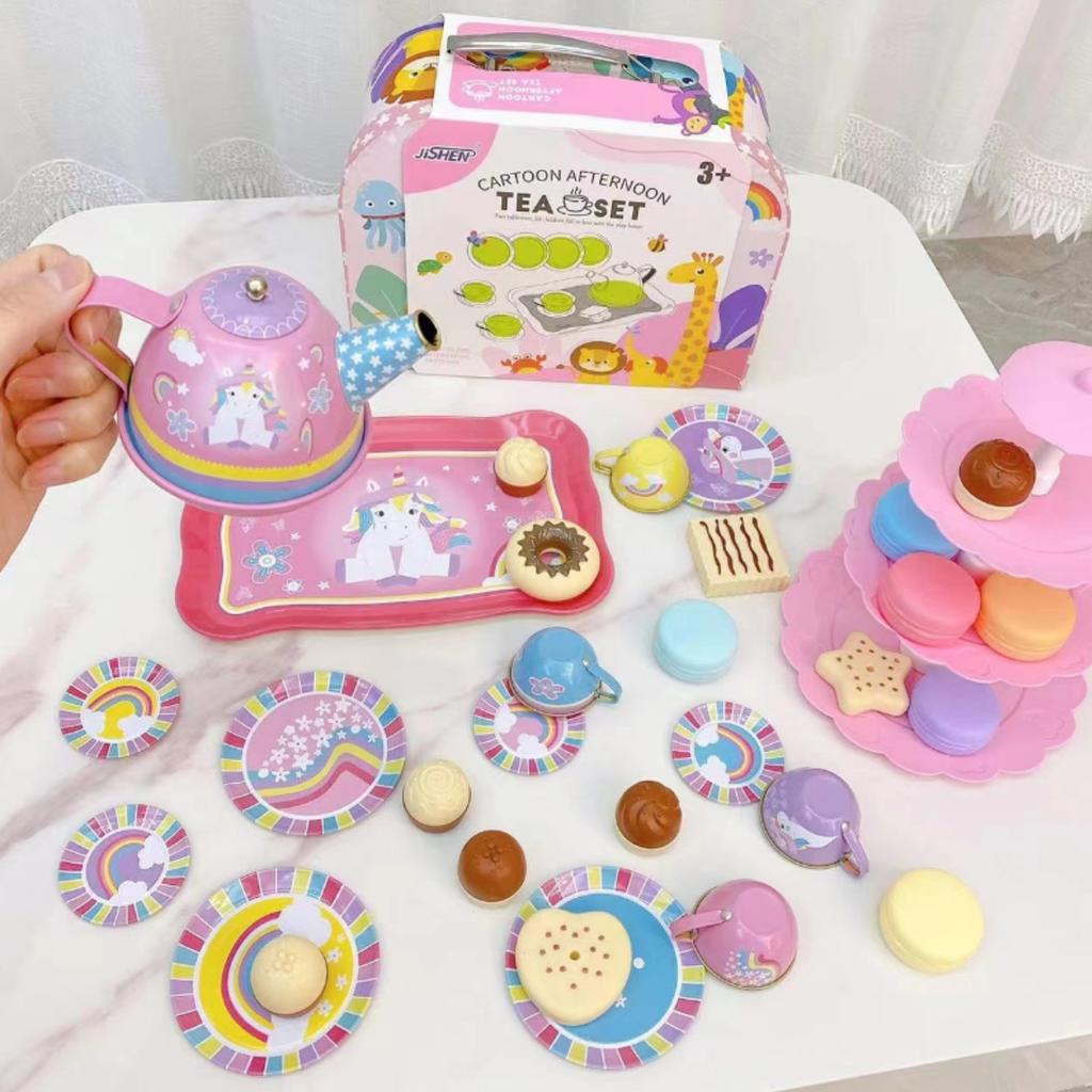 Coffee Set, Tea Set, Children's Accessories, Suitcase, Unicorn