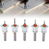 5pcs 90-Degree Angle Countersink Drill Bit Carbide Tipped Self Tapping Screw Bit Hole Drilling