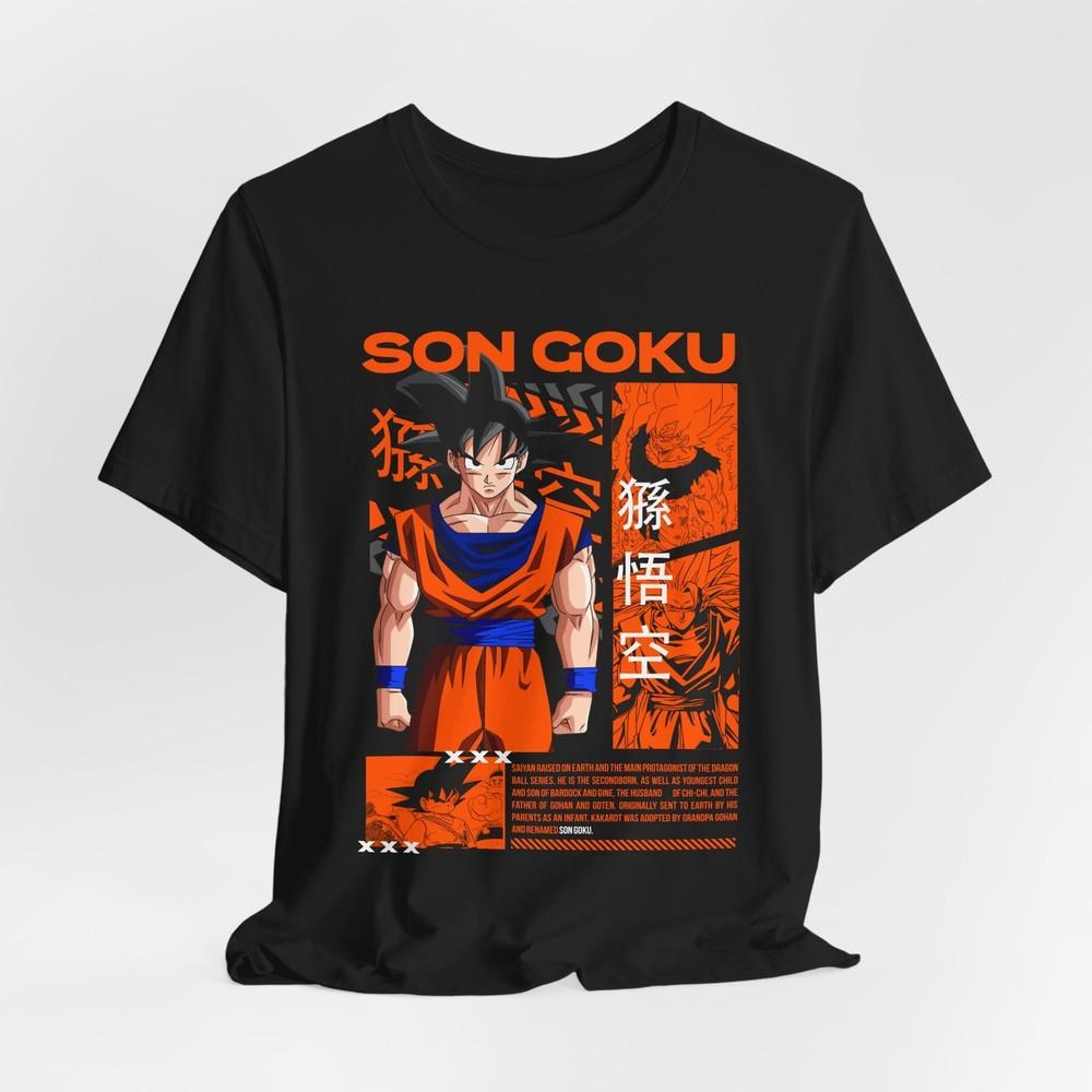 

Goku Unisex Graphic Anime TShirt | Streetwear Style Retro Manga Power Edition Unisex T-Shirt XXXL