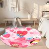 Bt21 Round Floor Rug Design for Hallway Balcony Living Rooms Dining Room Antislip Round Carpet Office home decor Wedding Party Gift