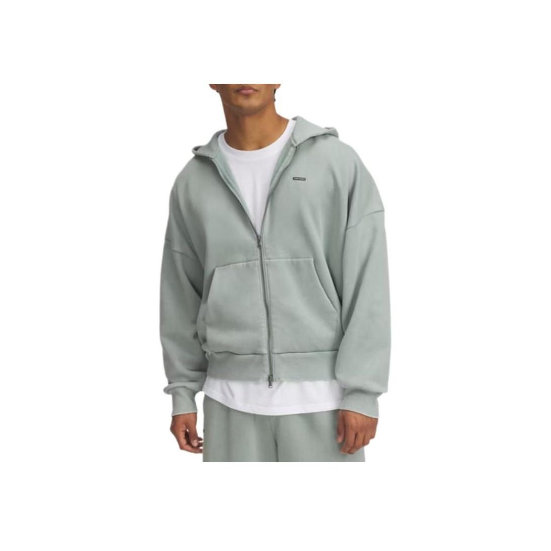 

Under Armour Icon Comfortable Fashion Solid Color Versatile Casual Hoodie Men hoodies Silicon-Green 6000651-348 XL