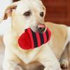 3PCS Long Lasting Plush Squeaky Toy Colorful Stripe Interactive Dog Toy  Boredom Relief