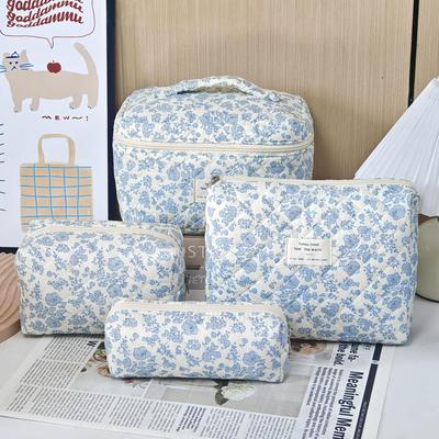 Trousse de toilette de grande capacité, idéale pour les voyages, pour articles de toilette et pinceaux de maquillage