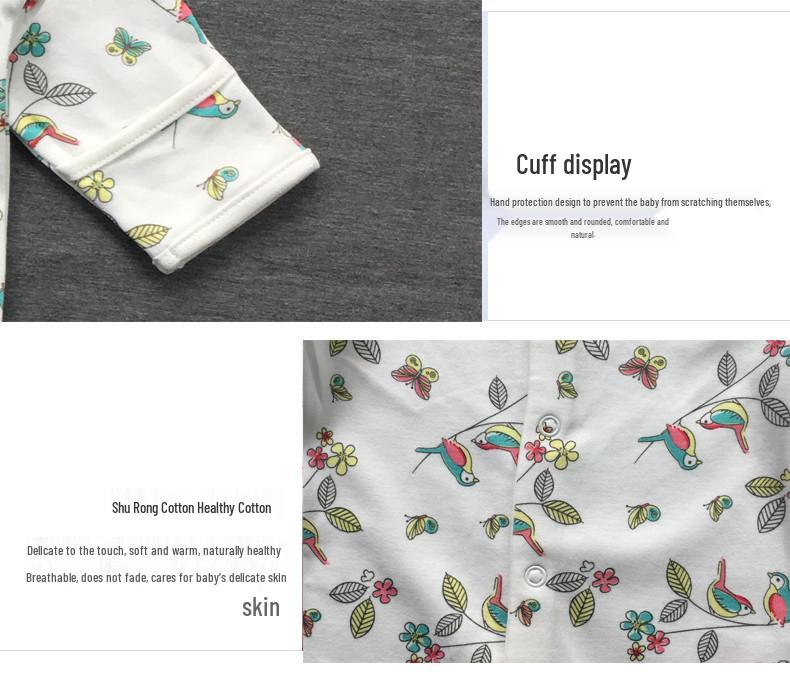 Spring & Autumn Baby Jumpsuit: Foot-Covering, Cotton Romper Pajamas for Newborn Boys & Girls