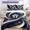 Set Lenzuola Stampato FC Zürich 3 Pezzi Copripiumino Traspirante con Federe Biancheria da Letto Decorativa per Camera da Letto Casa