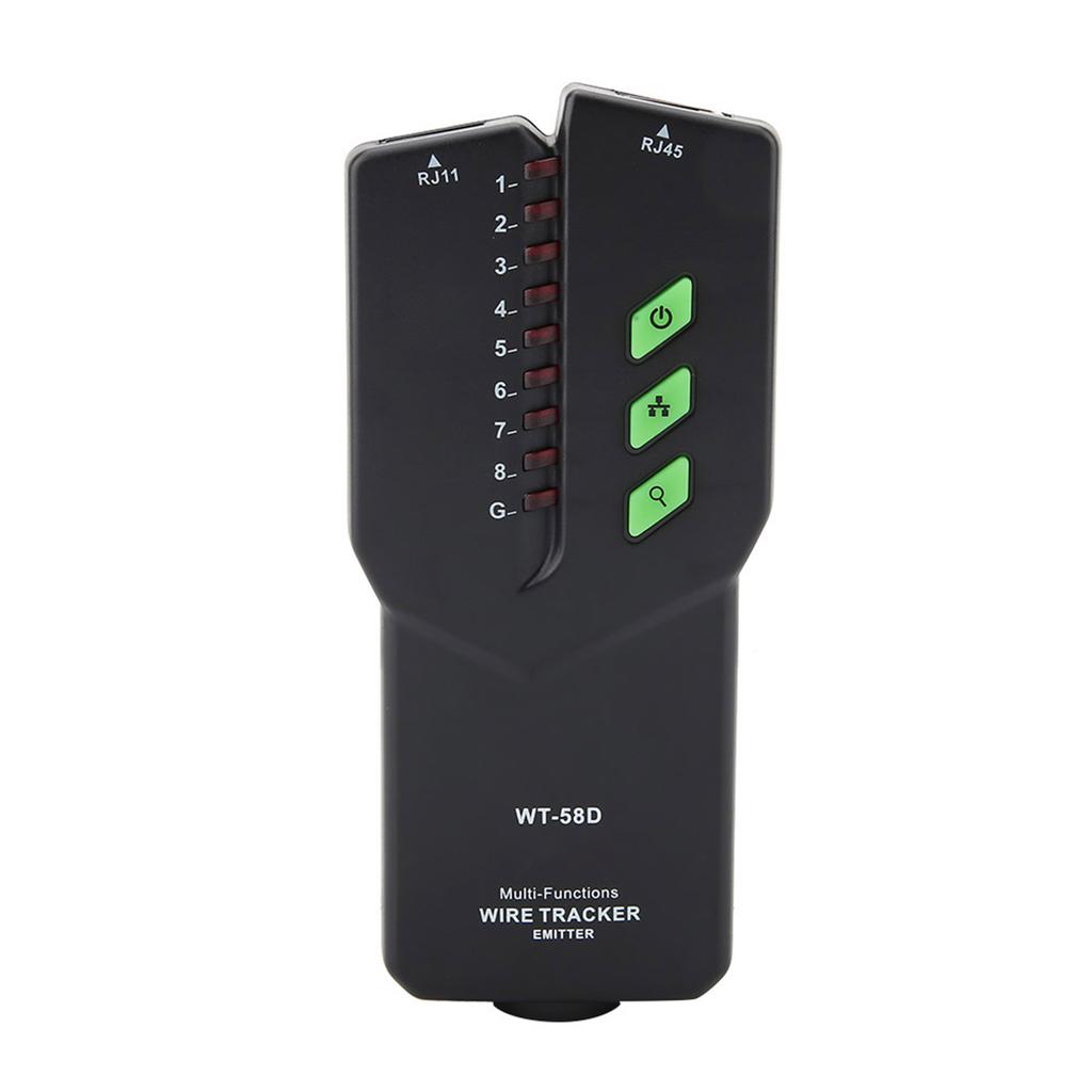 MESTEK WT 58D Handheld Network Cable Tester Line Finder Telephone Wire Detector Tracker Tool