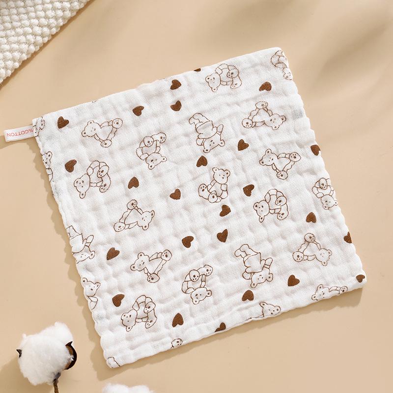 Six-Layer Pure Cotton Baby Bib & Towel Set