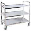 Multi-Layer Stainless Steel Service Cart
