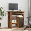 VidaXL Bureau vieux bois 80x45x74 cm bois d'ingénierie, bureau d'écriture, bureau d'ordinateur, bureau à domicile, bureau 855994