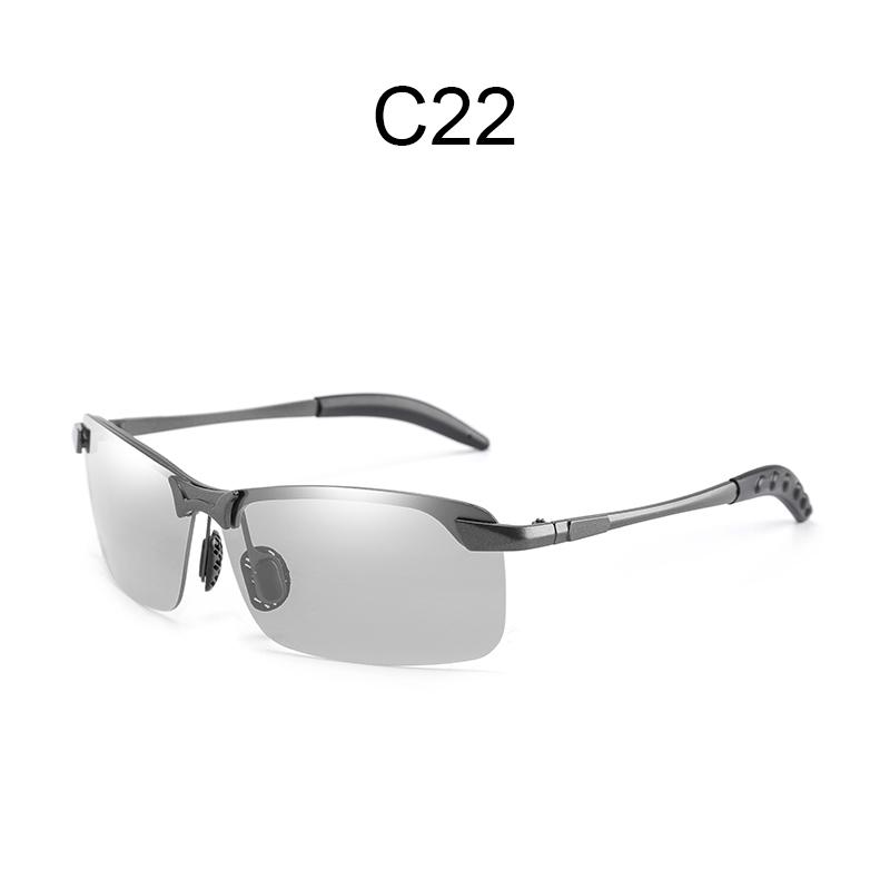 Pochromic Sunglasses Man Polarized Glasses Male Change Color Polaroid Sun Glasses for Men Sports Driving UV400