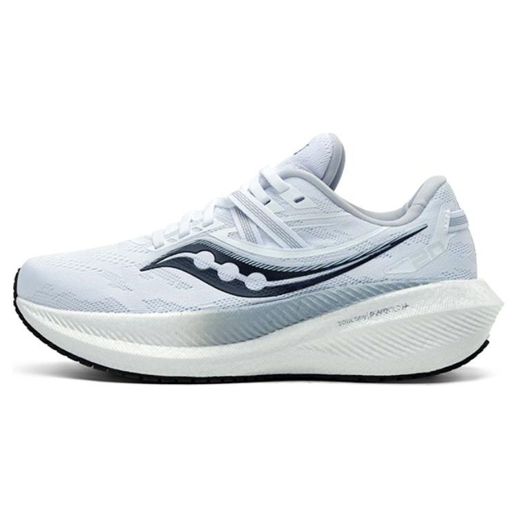 

SAUCONY Triumph 20 Удобные Простые Нескользящие Прочные Кроссовки с Низким Верхом для Бега Женские кроссовки Белый Черный S10759-11
