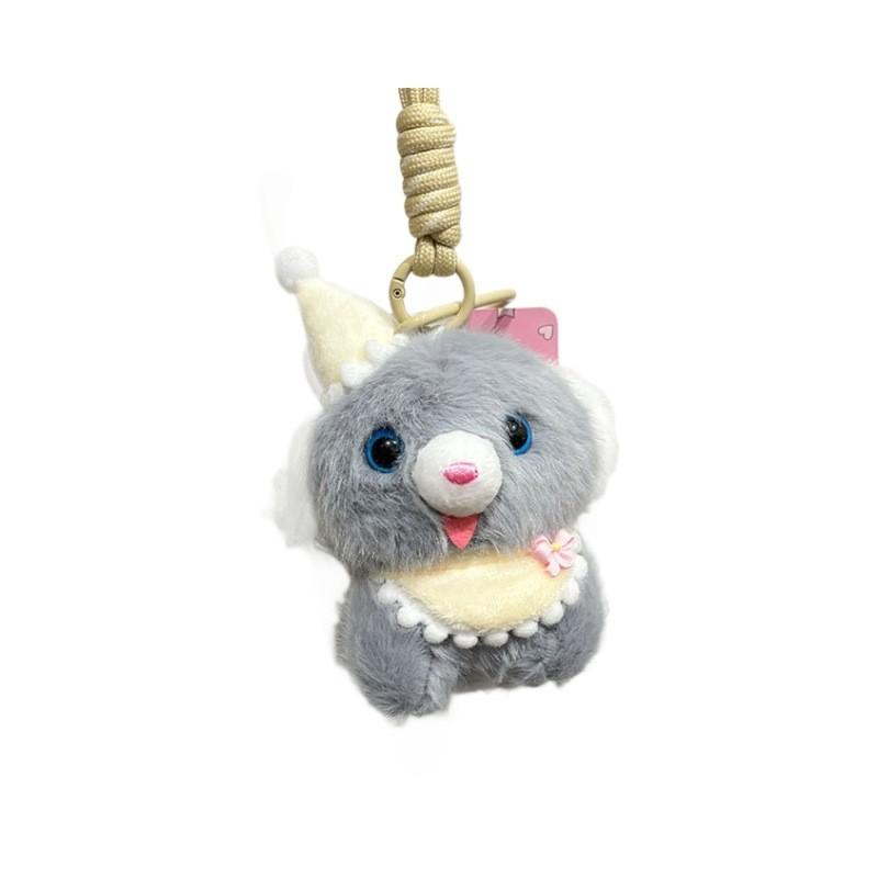 Cuddly And Soft Plush Puppy Keychain Pendant Cute Cartoon Dog Figurine Gifts For