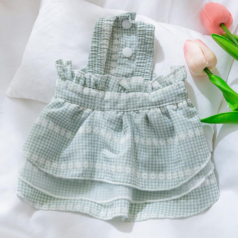 Pet Dress Cat Suspender Skirt Dog Clothes Summer Teddy Than Bear Universal Small Puppy Spring Summer Thin