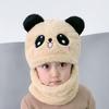 Winter Warm All-in-One Children's Hat and Scarf with Ear and Face Protection for Boys and Girls