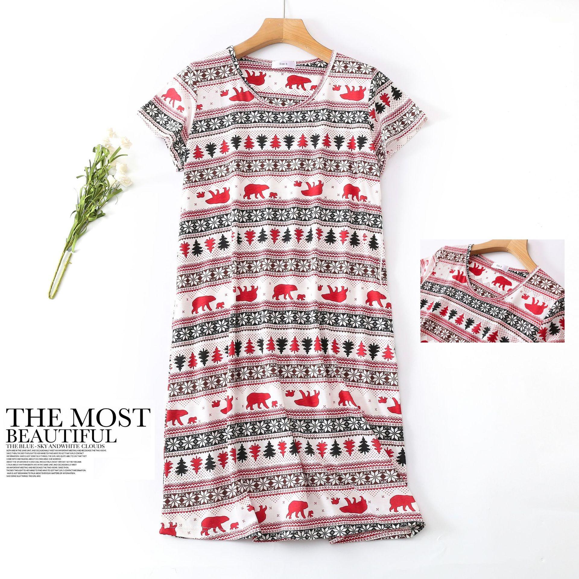 

Летняя женская ночная рубашка больших размеров с коротким рукавом, милая одежда для сна с героями мультфильмов, милые ночные рубашки с круглым вырезом, пижамы, женская хлопковая пижама XL