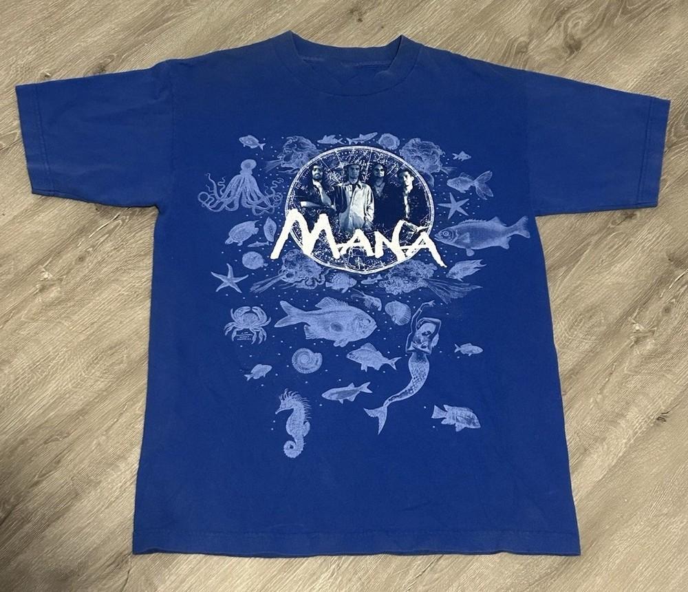 1998 Mana Band T-shirt Blue Color 100% cotton All Size S-5XL Unisex T-Shirt S