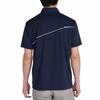 Mizuno Solar Cut Ice Touch Short Sleeve Shirt with Heat Deep Navy Zip-Up Collar, Shielding, E2MAC001,