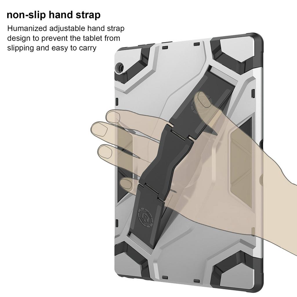 Tablet Case Slim Heavy Duty Shock Resistant Rugged Tablet Case for HD 10 for HD 10 Plus Tablet