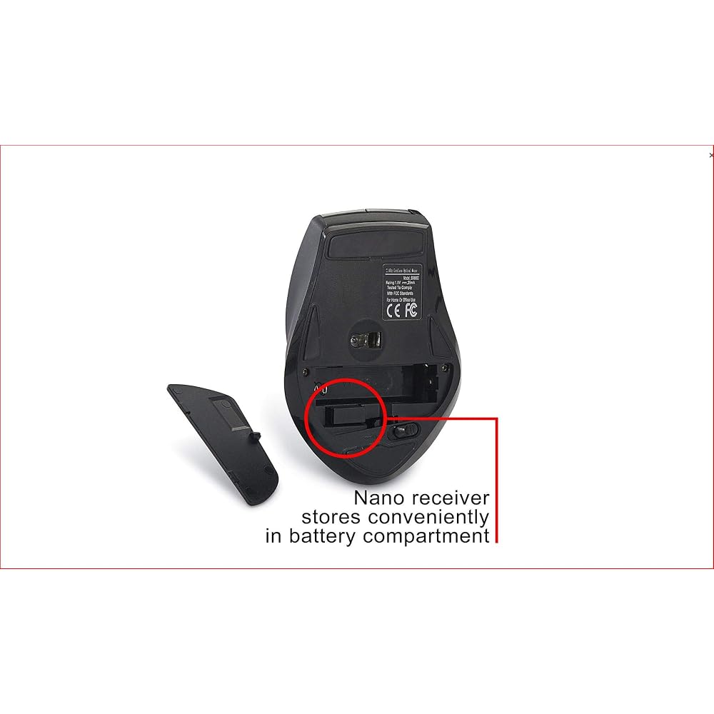 Verbatim Wireless Multimedia Keyboard and 6-Button Mouse Combo - 2.4GHz with Nano Receiver - Mac & PC Compatible - Black 141