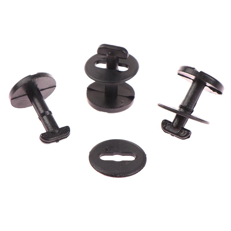 10Pcs Floor Carpet Mat Clips Twist Lock With Washers For E36 E46 3 Series E38 E39 5 & 7 Series Automobile Replace Fasteners