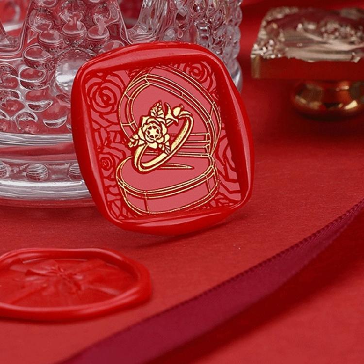 Brass Stamp Sealing Head for Envelopes Invitation Greeting Card Decorations Gift