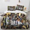 3D Print A-Apex Legends Bedding Set Duvet Cover Bed Set Quilt Cover Pillowcase Comforter King Queen Size Boys Adult Bedding Set