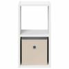 Nightstand 2 Pcs White 25.5 X 22 X 49.5 Cm Engineered Wood
