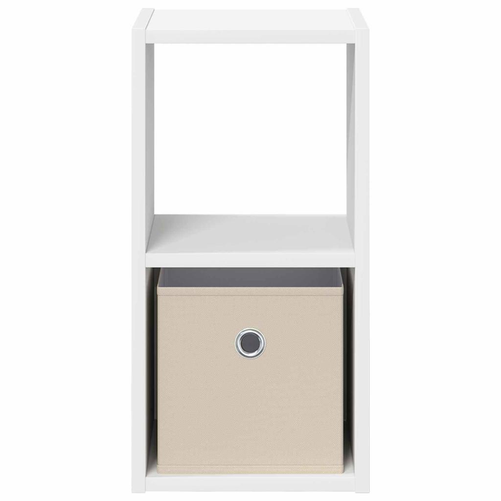Nightstand 2 Pcs White 25.5 X 22 X 49.5 Cm Engineered Wood