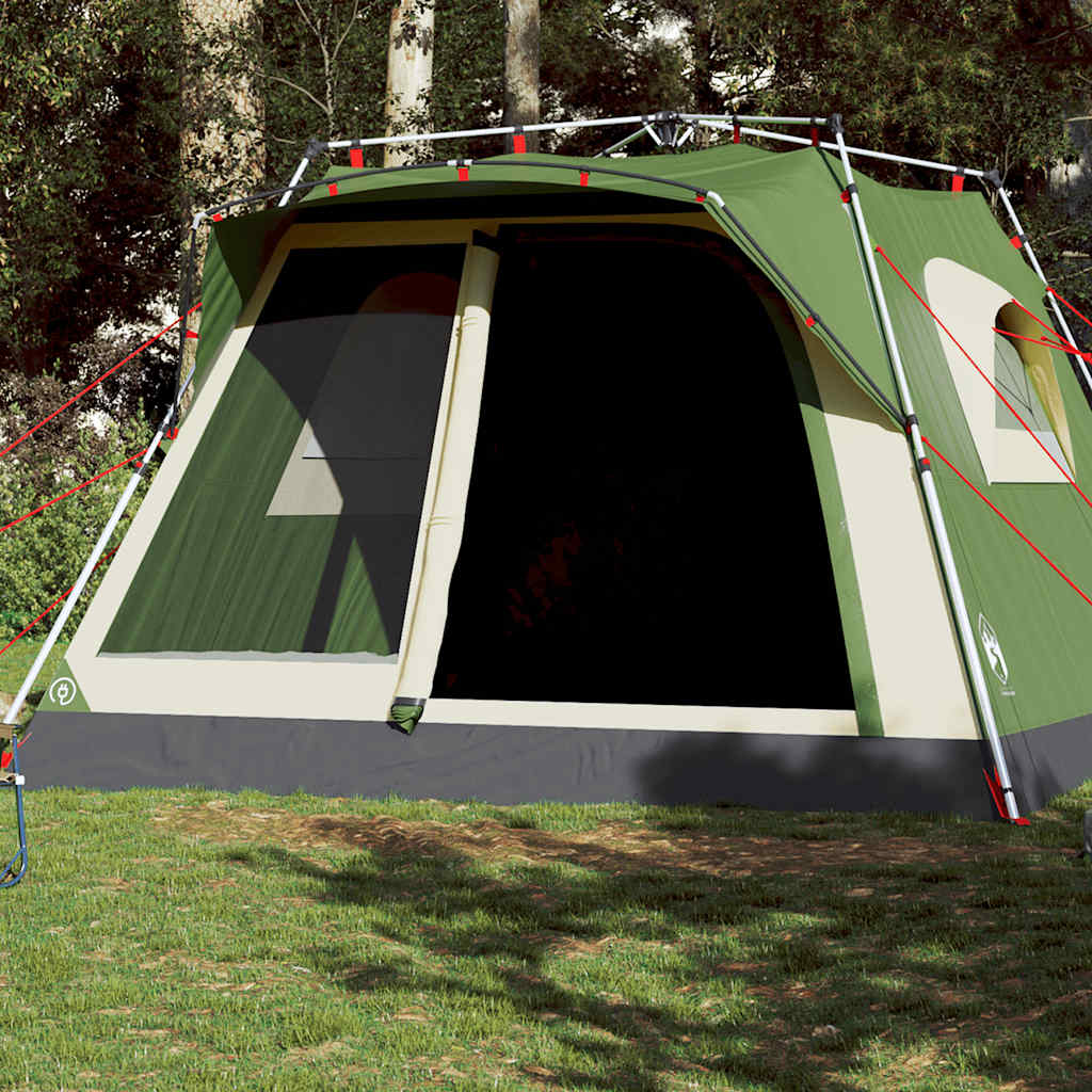Family Tent for 7 People Green Quick Release System