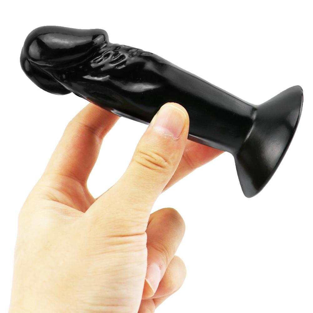 5 Size Soft Dildo MoDi Black Realistic Fake Dick Penis Butt Plug Sex Toys for Woman Men Vagina Anal Massage