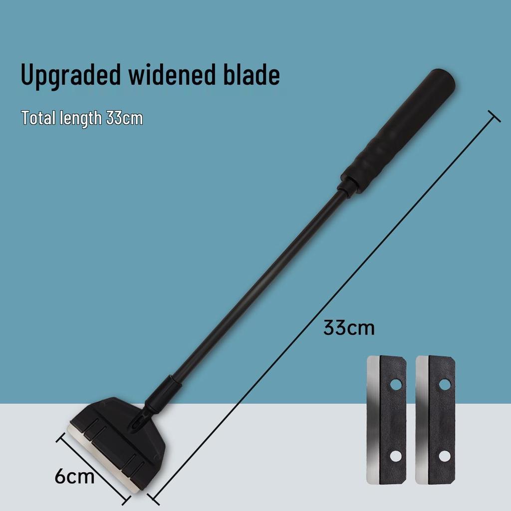 Wide Algae Scraper for Fish Tanks and Aquariums - Long Handle Blade for Algae and Moss Removal.