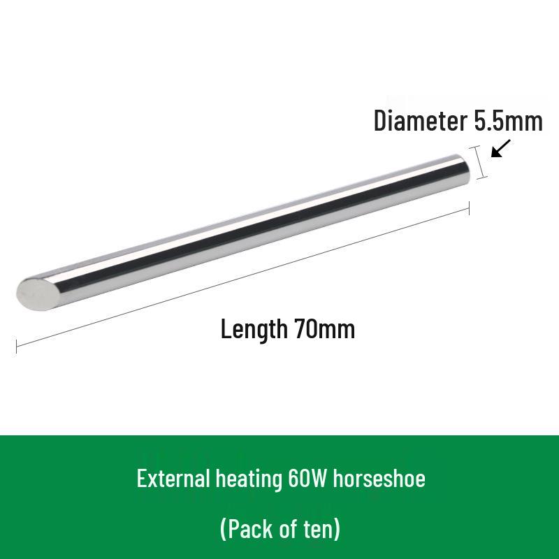 Lead-Free Eco-Friendly Electric Soldering Iron Tips: 30W/40W/60W - Universal Round, Pointed, Knife-Edge, and Horseshoe Styles.