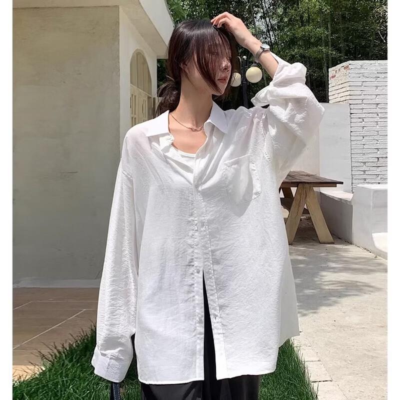 ICH MODE Women's Linen Blend Sun Protection Long-Sleeve Shirt
