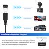 3A for Universal Car Dash Cam Step-Down Line Auto DVR 12-24v Hardwire 3.5m Cable Kit Mini Micro USB C Charger 5V Dashcam Camera
