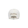 MALBON GOLF Malbon Big Logo Stitch Embroidered Ball Cap White