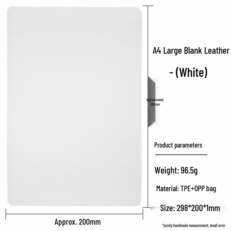 Large A4 Silicone Blank for Tattoo, Micropigmentation, and Eyebrow Practice