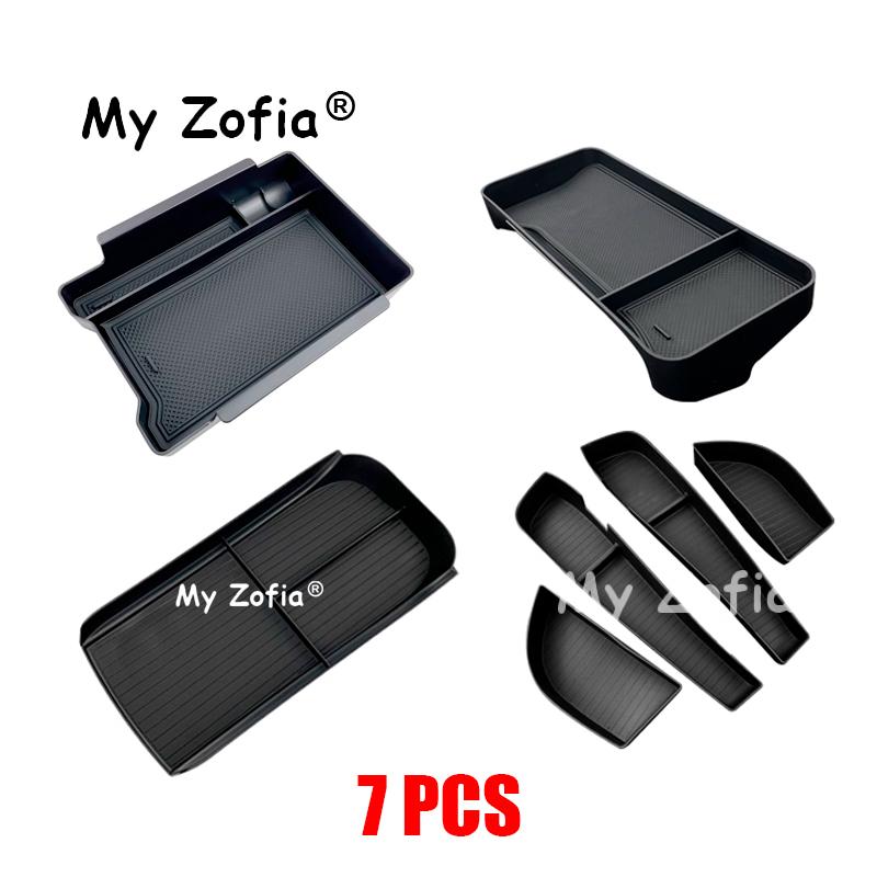 For Smart #3 2024 2025 2026 Car Central Console Organizer Armrest Storage Box Dashboard Tray Tidying Door Tray Accessories