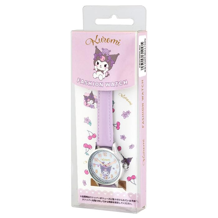 Sun Flame Sanrio Fashion Kuromi Watch CR2C0005 Purple Co., Ltd. J-Axis Women's