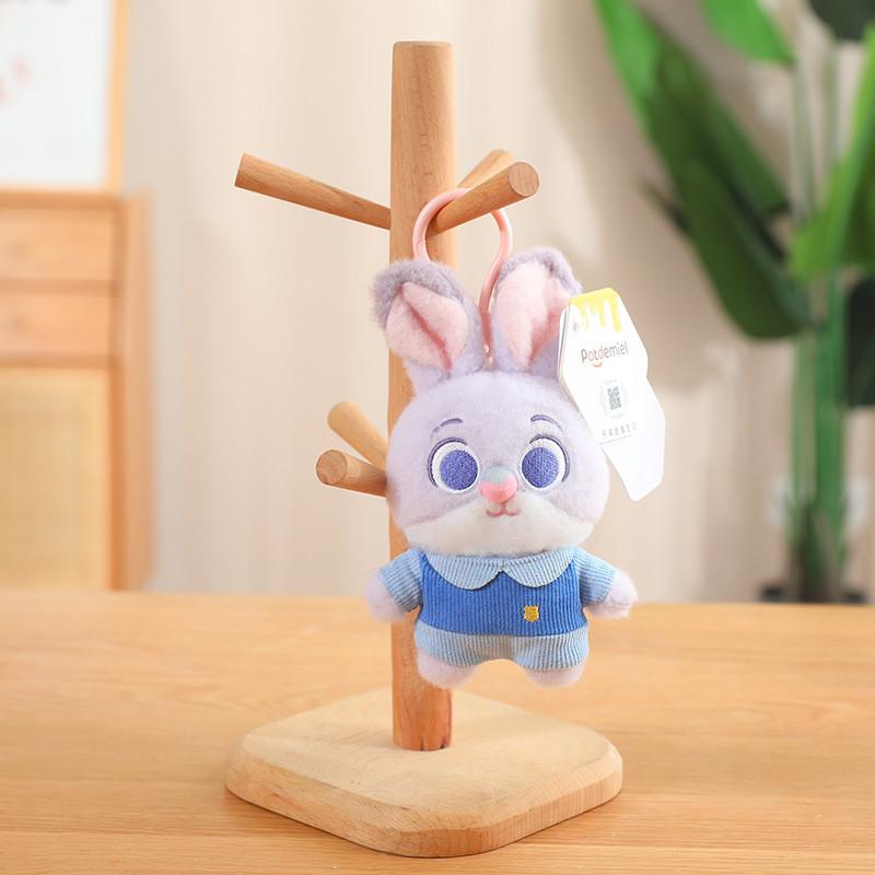 Animal Zootopia Sweet Plush Keychains Featuring Judy And Nick Perfect For Occasion Any