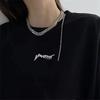 Europese en Amerikaanse koude wind sleutelbeenketting niche titanium staal dikke ketting ketting ins trendy hip hop nekketting accessoires