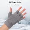 Heated Mitten Gloves Double Sided Heating Promote Blood Circulation USB Hand Warmers for Winter Warmth