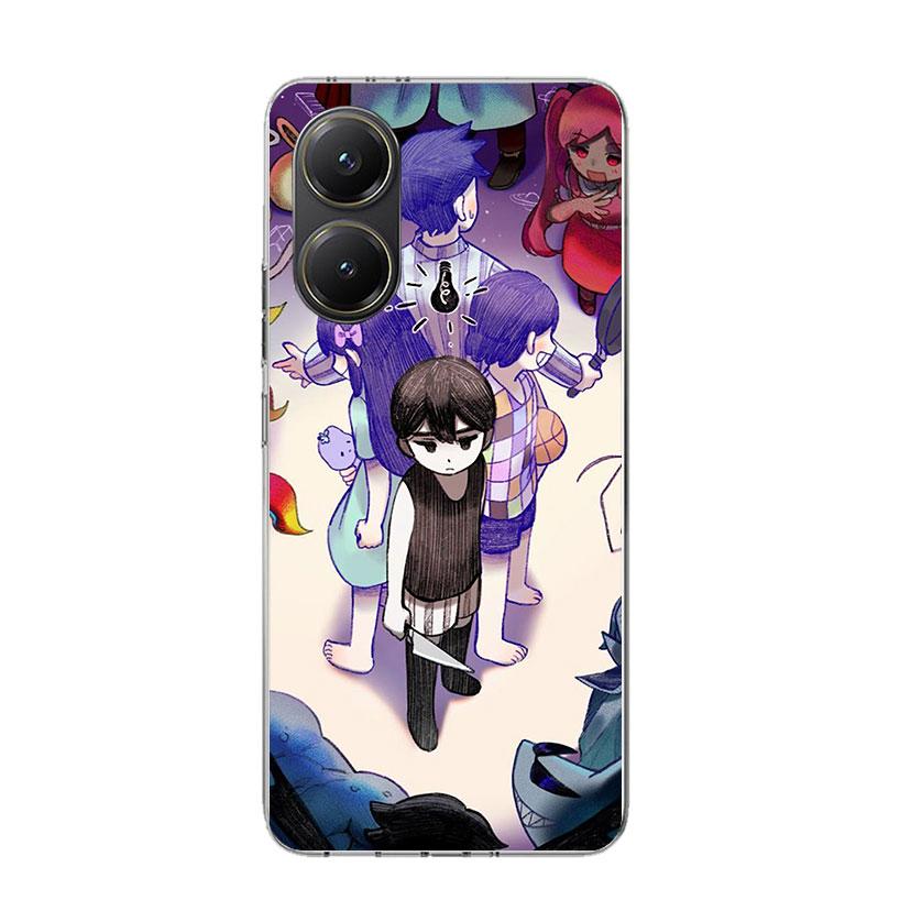Game O-Omori Cartoon Phone Case For Xiaomi Poco X7 X6 X5 Pro F7 Ultra Redmi 15C 15 13 13C 12 12C 10 10A 10C 9 9A 9C 9T Cover Poc