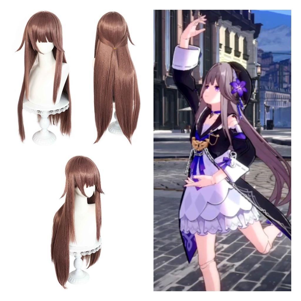 Honkai Star Rail Herta Cosplay Wig With Natural Scalp Appearance And Ombre Gradient