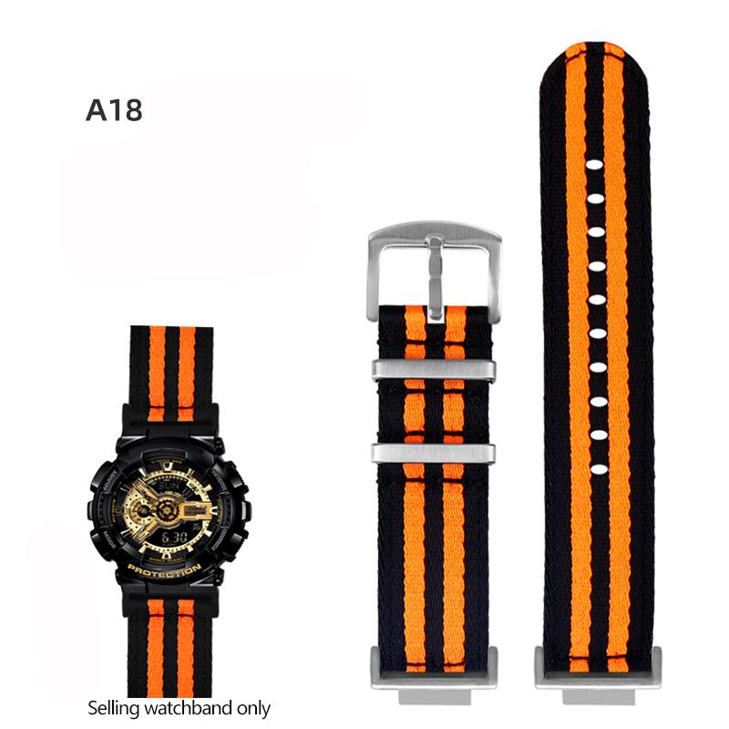 Nylonowy Pasek do Zegarka Canvas Dla GSHOCK Casio DW5600 DW-5600 GA110 GA100 GA120 GM2100 GA2100 GA2110 Zmodyfikowany Pasek Sportowy Pasek