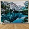 Nordic Style Large Tree Tapestry: Natural Landscape Wall Hanging for Bedroom Decor