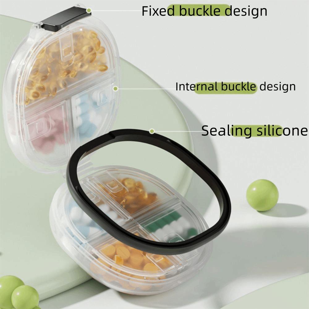7 Compartments Pill Storage Box Pill Case Portable Medicine Organizer New Pill Dispenser  Travel