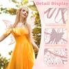 1 Satz Feenflügel Schmetterling Fee Elfenflügel Verkleiden Funkelnd Halloween Cosplay Party Requisiten Ohrrückendekoration Kostümflügel