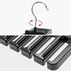 Closet Tie Racks Hangers,Multifunction Scarf Belt Holder Wardrobe Organizer Storage for Men Women Black