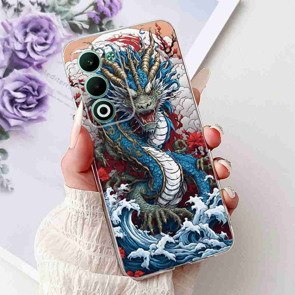 For Oppo A5 5G Global 6.67" Case Fashion Rose Butterfly Soft Silicone TPU Cover For Oppo a5 A5 2025 CPH2735 Phone Casing Coque