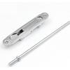 Surface Mounted Sliding Door Lock, Door Lock Bolts,Long Silver Stainless Steel